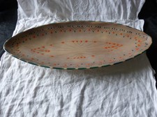 HELENE UGO VALLAURIS GRANDE COUPE OU VIDE POCHE SUR PIED TRIPODE ANNEE 60