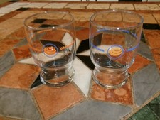 Lot de 2 verres publicitaires