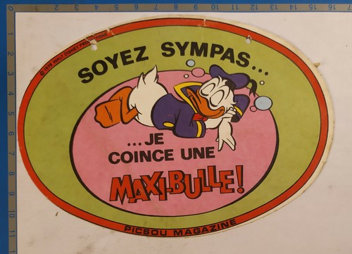 Pancarte porte macaron - , picsou