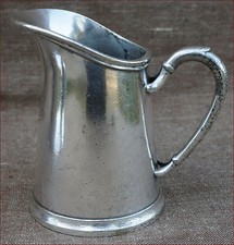 Advertising Milk Pot Silverplate La Veilleuse Bar Coffee Shop Paris France 1920