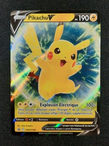 Carte pokémon pikachu v - carte,