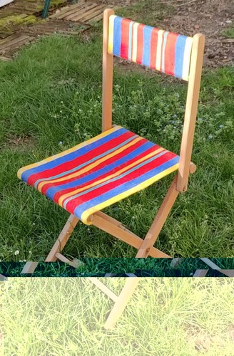 Chaise bois pliante - chaise, en
