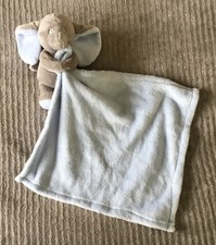 Doudou Éléphant gris couverture polaire bleu Simba Toys