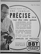 PUBLICITÉ DE PRESSE 1937