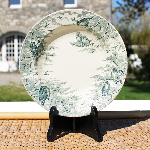 Ancienne assiette creuse - , en
