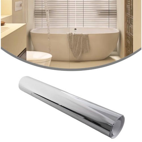 Autocollant miroir argenté