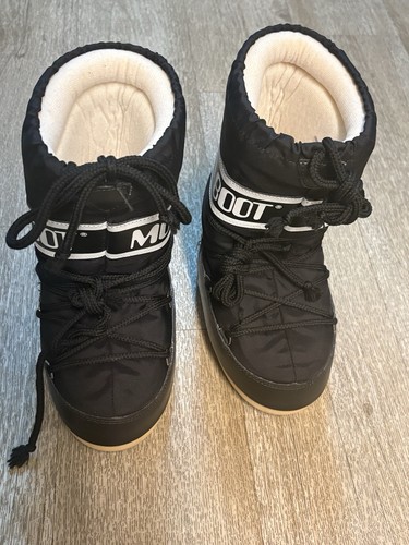 Moonboot black icon kids - icon,