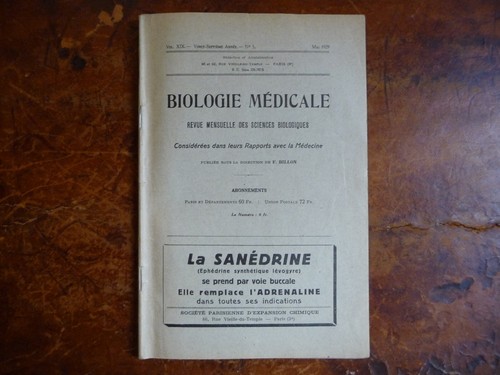 Biologie médicale revue - biologie, médicale;