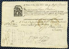 Lettre de voiture pour un transport entre GÊNES et PARMA - 1828