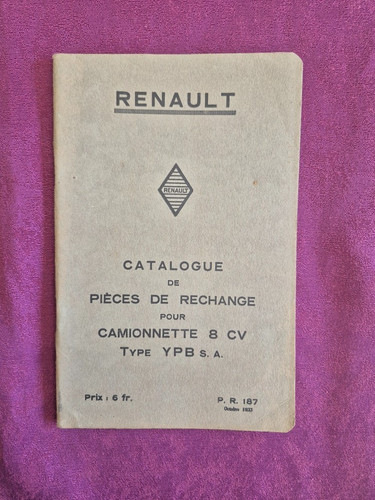 Renault camionnette type ypb - renault, /