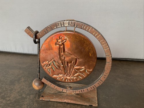 Ancien gong table vintage - gong,