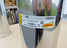 Elément droit POUJOULAT  ED 450  100 PGI INOX