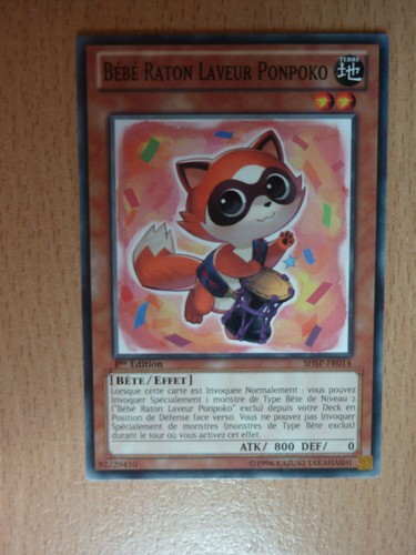 Carte bébé raton - !,