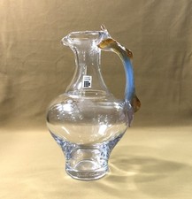 verseuse / aiguière / carafe en cristal et pâte de verre signé DAUM FRANCE 28 cm