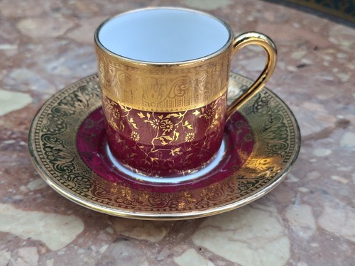 Limoges tasse moka - limoges, dorures