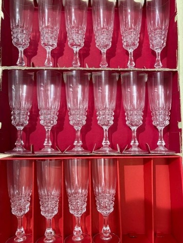 Flutes cristal d arques - flutes, d'arques