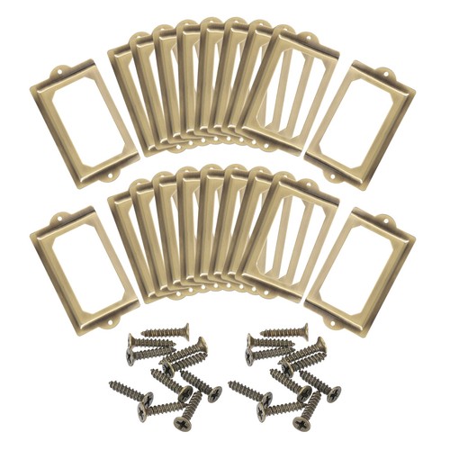 Porte etiquette metal - en,