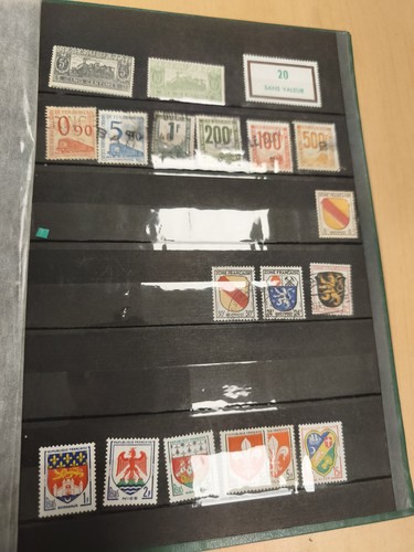 Lot timbres français anciens