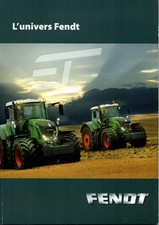Brochure prospectus gamme Fendt tracteur , presse , moissonneuse