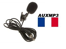 Microphone Cravate Compact avec Clip Pince Câble Micro PC Ordinateur Skype