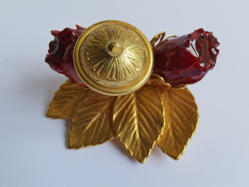 Broche dorée vintage - , saoya