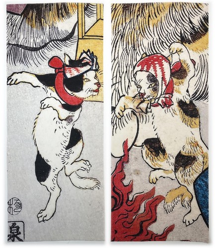 Ukiyo tenugui utagawa - tenugui,