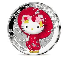 Coffret 10 Euros Argent BE 999/1000 France 2024 Hello Kitty Japon