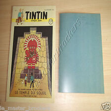 Réimpression JOURNAL TINTIN n°1 1946 Temple du Soleil + Brouillon cahier Hergé