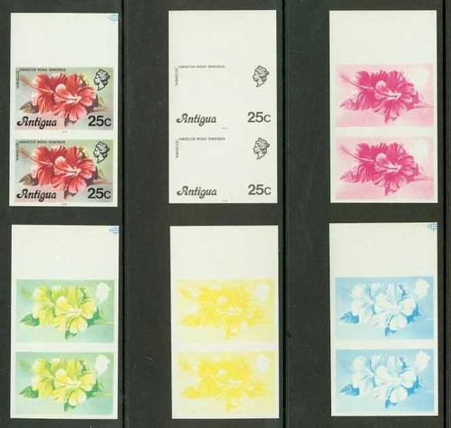 Antigua 1976 hibiscus 25c - antigua,
