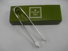 Christofle Perles, pince à sucre, Métal argenté, Excellent état