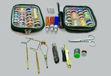 Kit de Montage de Mouches, 3 Types de Colle UV, Thread, Floss, Torche UV, Outils