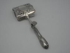 RARE PINCE A ASPERGES MANCHE ARGENT POINCON MINERVE 1 ER TITRE DECOR LOUIS XVI