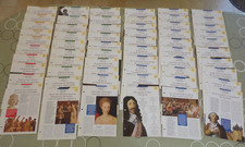 LOT DE 60 CARTES FICHES EDITIONS ATLAS LA VIE DES ROIS 1998