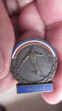 RARE PETIT insigne broche SKI  ANCELLE 27 MM