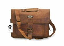 Leather Laptop Messenger Bag