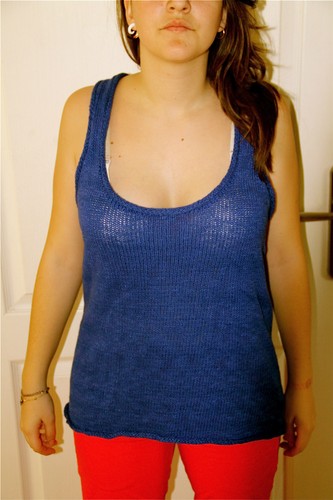 Pull débardeur lin - pull, coton