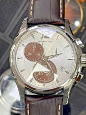 Montre Hamilton Jazzmaster H32612551 Chrono Quartz Homme Neuf