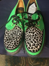 Vintage John Fluevog Green And