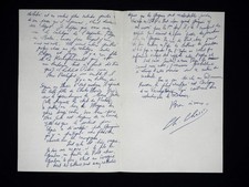 Charles CHASSÉ - lettre