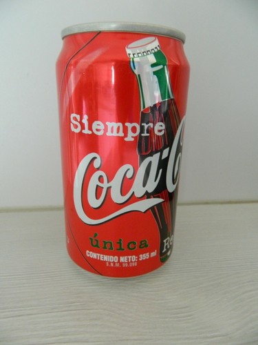 Canette vide coca cola - canette,
