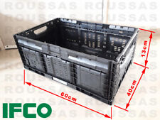 caisse pliable / caissette / cagette / bac / box / fonds - marque IFCO H=13cm