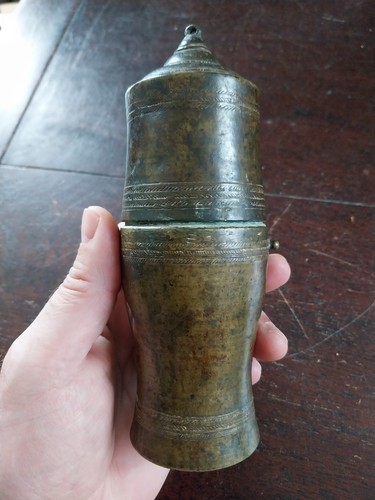 Boite bronze ancienne - boite, a
