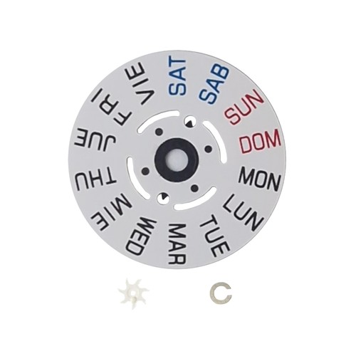Nh36a english date wheel - date,