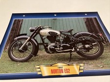 Norton 500 ES2 1952 fiche carte moto passion collection Atlas