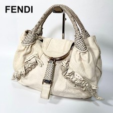 FENDI SPY Bag White Zucca