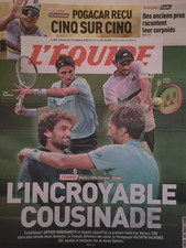 L' ÉQUIPE 12 OCTOBRE 2025🎾MASTERS 1000 (CHN)🎾FINALE  /🚴POGACAR À SON APOGÉE 