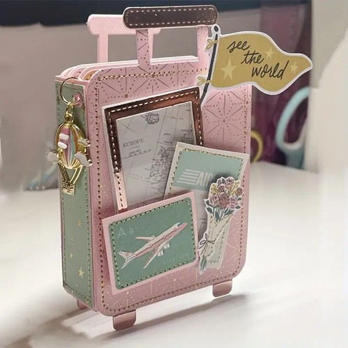 Handheld travel suitcase metal - travel,