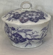 MOUTARDIER  EN FAIENCE DE