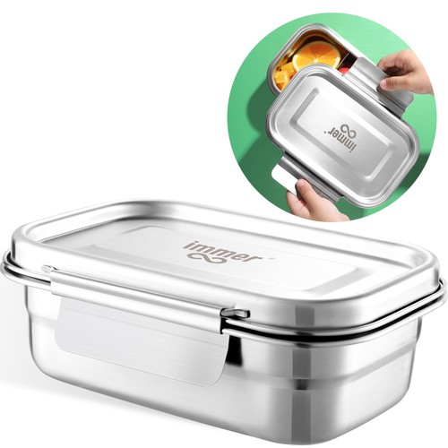 Lunch box acier inox easylock - acier,
