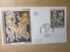 enveloppe premier jour 1968 antoine bourdelle la danse